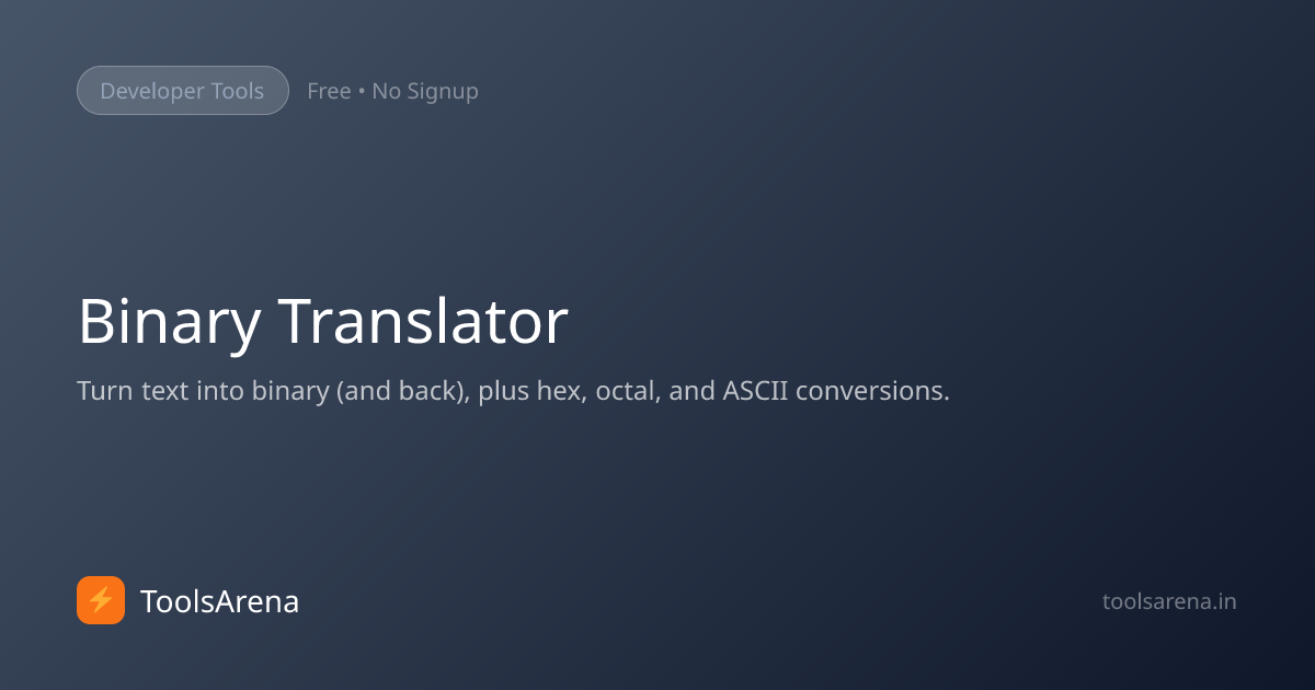 Binary Translator — Free Text to Binary & Binary to Text Converter ...