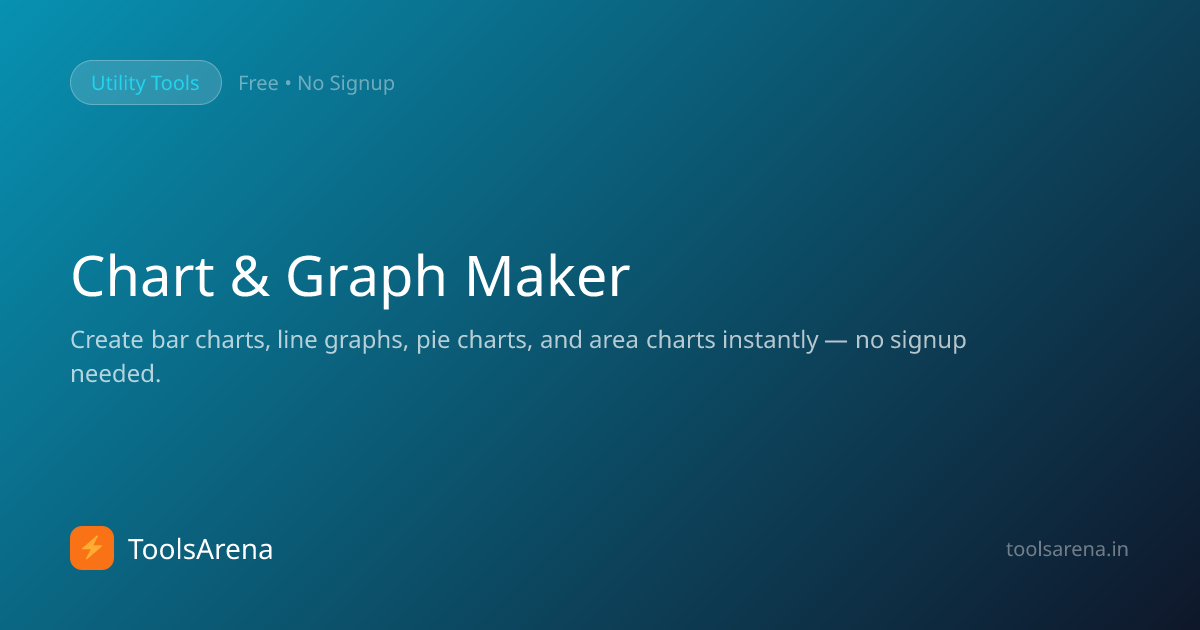 Chart & Graph Maker - Create Bar, Pie & Line Charts Free | ToolsArena